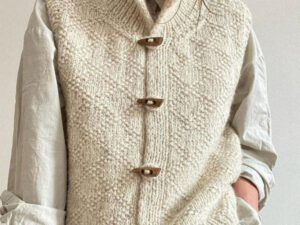 Chaleco Cuello Camisero