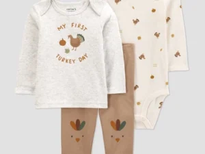 Set Pantalón 3 piezas Turkey Day