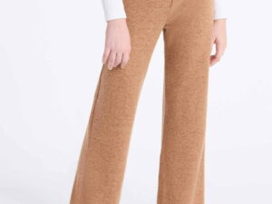 Pantalón Acampanado con Cintura Plegable